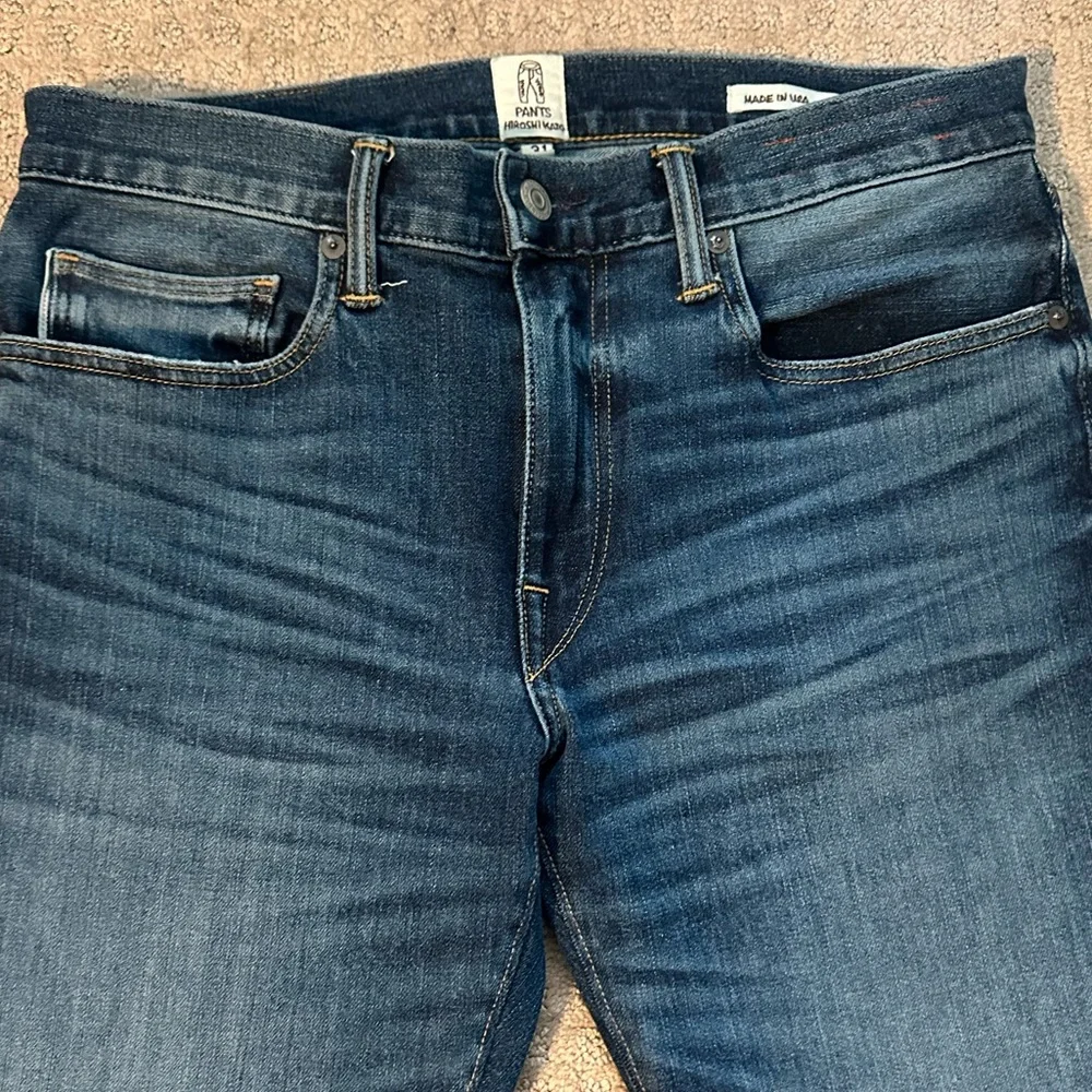 AS NEW Hiroshi Kato Pen Slim Stretch Selvedge 10.5oz Neil Wash Denim Jeans sz 31